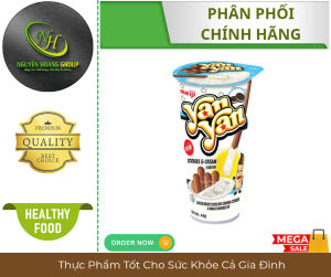 MEIJI - Bánh Yan Yan Cooki & Cream 44g