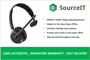 EPOS Impact 1030T Microsoft Teams Mono Single Side Wireless Bluetooth Headset P/N: 1001137 - Local Warranty