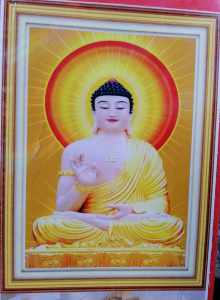 Tranh đính đá Phật Tổ Như Lai (chưa đính) VS466