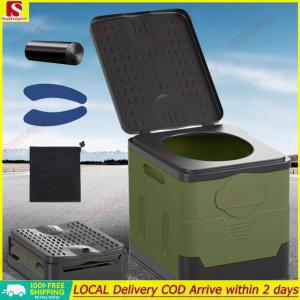 【Big Sale】Travel-Friendly Camping Toilet Bucket - Multi-Functional Outdoor Trash Can and Stool for Hiking【SuperLegend】