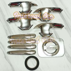 Paket Outer Handle Tank Cover Tutup Bensin Mobil Avanza 2012-2021 Krom