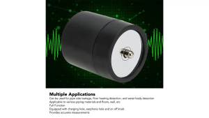 Microphone Amplifier System Super Sensitive Listen Thru Wall Sound Amplifier Multi Functional Clear Sound Audio Ear Listening Device Wall Microphone for Side Leak