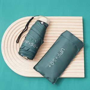 FindFashion Sun umbrella sunscreen anti-ultraviolet female portable sunny and rainy dual-use mini pocket umbrella