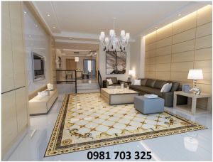 Gạch thảm hiện đại sang trọng trải sàn