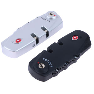 YAFEN Innovative Security Tool For Travel Suitcase Luggage Portable Black TSA Padlock 3 Digit Customs Password Combination Lock