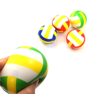 QUANSEN Dingdaocunz 1PC Stress Vent Ball Mini Volleyball Squeeze Foam Ball Kids Outdoor Toy