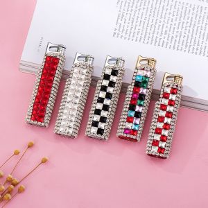 Bật Lửa Gas Khò Đính Đá Hottrend Mới Hộp Quẹt Khò ( Có Hộp)