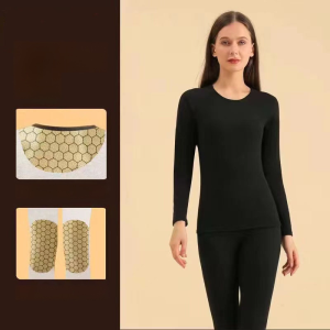 Warm Clothes and Pants Silk Fabric Thermal Suit Windproof Moisturizing Care Tailored to Fit Comfort