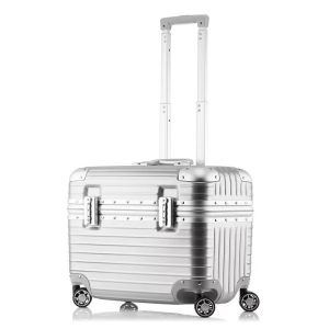 【Local Delivery Quickly】18inch Aircraft captain chassis fashion camera box make up box aluminum frame luggage men and women universal wheel travel trolley box Boarding luggage