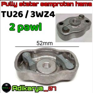 Pulley puli poli stater real mangkok engkol mesin semprot hama 2tak TU26 MODEL LAMA