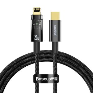 Cáp sạc nhanh 20W TypeC to iphone tự ngắt Baseus Explorer Series dùng cho iPhone/ iPad