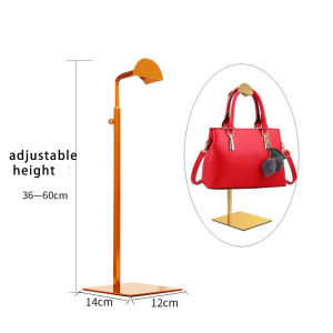 🔥【SG Ready Stock】Adjustable display stand handbag scarf display stand display standMetal handbag storage rack desktop single hook