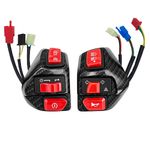 High-quality motorcycle switch with material safety more solid dustproof more durable waterproof non-toxic black purple red blue