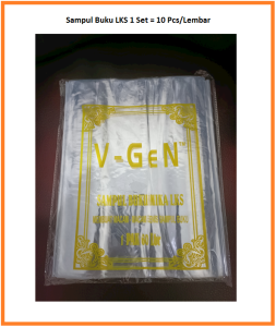 SAMPUL BUKU MIKA LKS/PLASTIK BOOK COVER ISI 10 LEMBAR