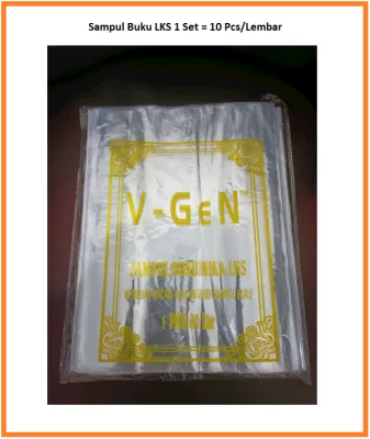 SAMPUL BUKU MIKA LKS/PLASTIK BOOK COVER ISI 10 LEMBAR