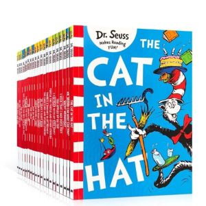 หนังสือภาพกล่อง Dr. Seuss 20 เล่ม กรณีคลาสสิกของ Dr. Seuss แมวในหมวก หนังสือนิทานก่อนนอน ปฐมวัย นอกหลักสูตร ภาษาอังกฤษ