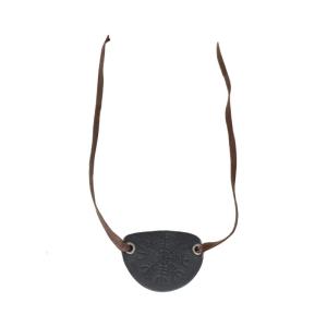 Ranaissance miếng dán Mắt Cướp Biển eyepatch mắt Phụ kiện trang phục Chất liệu da PU hiệp sĩ Thời Trung Cổ Mặt nạ lễ hội Halloween cướp biển