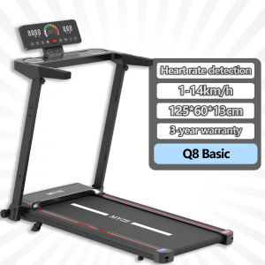 Q8 Electric Treadmill Music Heart Rate MonitoringWith APP Massager and Bluetooth Foldable Not occupying space