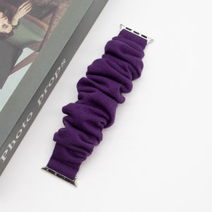 Soft Cotton Band For Apple Watch Ultra 9 8 7 49mm 41mm 45mm Elasitc Replacement Strap for IWatch Serise 6 SE 5 4 3 38mm 42mm 40mm 44mm Loop For Women