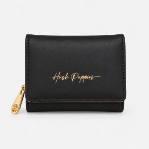 Hush Puppies Women Small Purse Short Wallet with Coin Zip PU Leather HLA679968