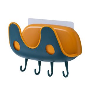 Self-adhesive Lid Holder Plastic Lid Holder Lid holder Space saving lid holder Drilling free cover holder Pot cover holder