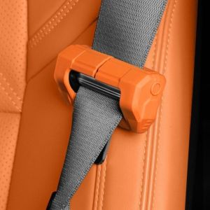 YIDIA 2 pcs ป้องกันเสียงผิดปกติ ที่คลุมหัวเข็มขัด เคสซิลิโคนซิลิโคน ป้องกันรอยขีดข่วน คลิปหนีบเข็มขัดนิรภัย สายต่อขยาย 2ชิ้นค่ะ ฝาครอบป้องกันสำหรับป้องกัน รถสำหรับรถ