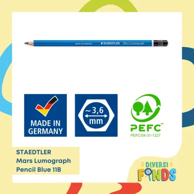 STAEDTLER PENCIL MARS LUMOGRAPH - BLUE
