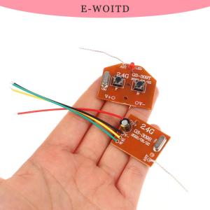 TENXI3 Mô đun Phụ kiện Điều khiển từ xa 2CH bảng mạch thu và phát mạch PCB 2.4G Hệ thống Radio cho Xe hơi đồ chơi xe tải