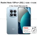 Redmi Note 15Pro+ 5G12GB | 512GB | NFC | Support eSim | 6500mah| 2 Year Xiaomi Warranty. 