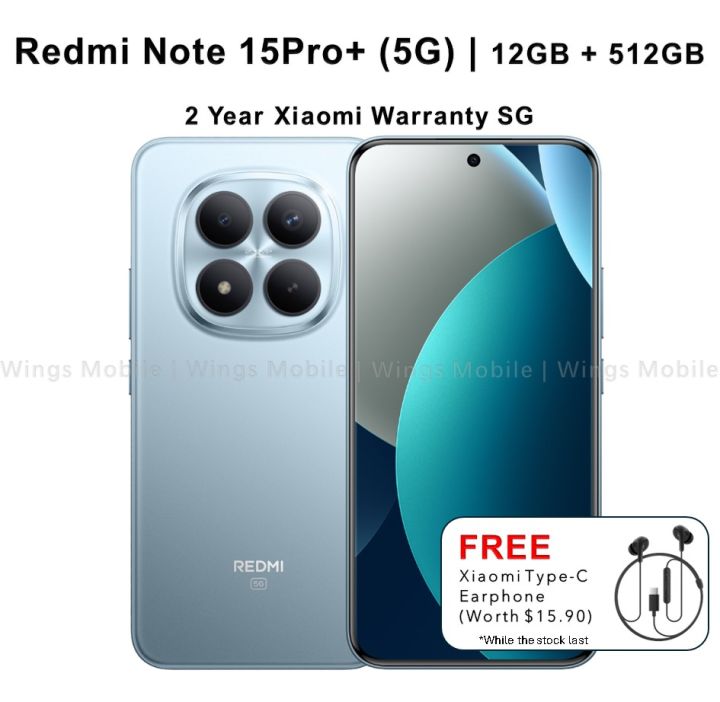 Redmi%20Note%2015Pro+%205G12GB%20%7C%20512GB%20%7C%20NFC%20%7C%20Support%20eSim%20%7C%206500mah%7C%202%20Year%20Xiaomi%20Warranty%20-%20Image%202