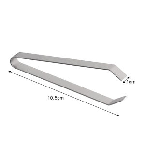 YESPERY Fish Bone Tweezers Stainless Steel Chicken Feather Remove Tweezers Seafood Salmon Bone Clip Kitchen Tools Plucking Clamp Puller Tweezer