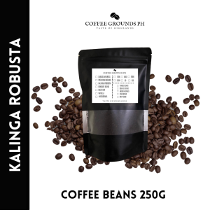 Kalinga Robusta: Premium Whole Coffee Beans 250g by Coffee Grounds PH