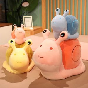 FUJIN Cute Sofa Cushion Soft Pillow Soft Toy Children Gift Sleep Pillow Snail Plush Doll Animal Pillow Snails Plush Toys Stuffed Toy