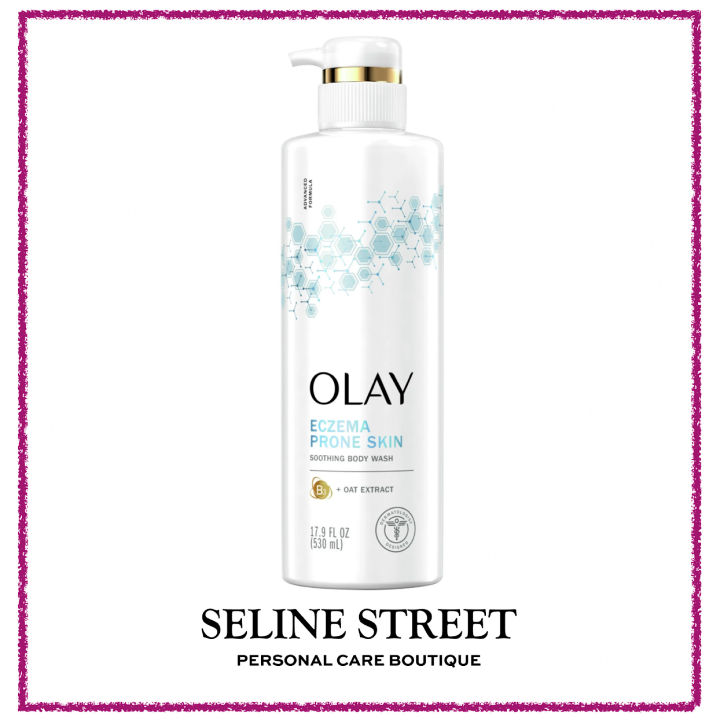 🇺🇸 Olay Derm Series Body Wash Eczema Prone Skin Soothing with Vitamin