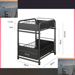 Under Sink Shelve Rack - Storage / Shelf Organizer / Kitchen / Multi-purpose