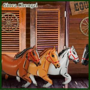 Ginca Ngựa Hình Nhôm Phim Bóng Sinh Nhật Trang Trí Ngựa Bóng Cưỡi Ngựa Trang Trí Tổ Chức Sự Kiện Đảng Trang Trí