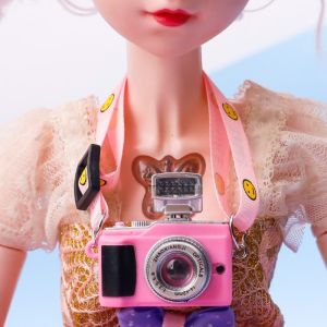 Camera Premium Labubu Fashion Photographer Aksesoris Boneka Labubu Khusus Camera Mini Labubu