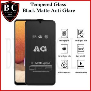 TEMPERED GLASS BLACK MATTE ANTI GLARE FOR XIAOMI POCO M5 M5S M4 PRO M3 M3 PRO