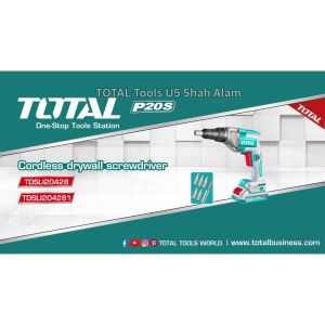 TOTAL Tools 20V series Cordless Drywall Screw Gun Screw diameter ∅4.2mm- TDSLI2042006 / TDSLI204281