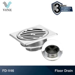 VONE Floor Drain Saringan Got Kamar Mandi Stainless FD-V46