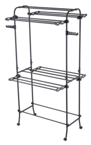 HAUS LIFE ราวตากผ้ามีล้อ พับเก็บที่แขวนผ้าได้ รุ่น RT-M00076