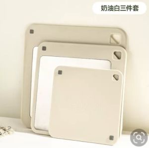 🚚【SG spot】Stainless steel cutting board double-sided classification set vertical multifunctional antibacterial cutting board