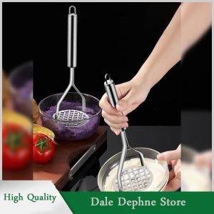[Dale Dephne] Tiện Ích Nhà Bếp Sáng Tạo Bùn Báo Chí Masher Puree Sản Xuất Nước Trái Cây Thép Không Gỉ Khoai Tây Máy Nghiền Pusher Công Cụ Trái Cây Cocina Cozinha