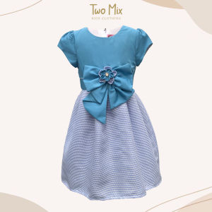 Dress Anak Perempuan Lebaran - Baju Anak Cewek Eid Mubarak 1-12 Tahun 4337