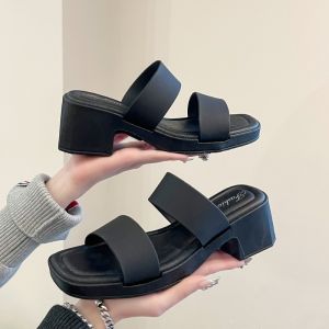 MOVES MALAYSIA Thick Womens Sandal Kasut Wanita Casual Wedges