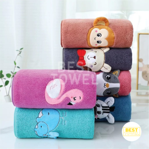 Best Towel Handuk Mandi Kumakids Anak 60x120cm Jumbo Tebal Lembut Menyerap Air Super Premium Murah