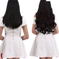TEBEL AYUMI Hair clip rambut palsu wanita biglayer curly dan lurus PANJANG 60CM  hairklip sambungan berwarna Tebal extension asli. 
