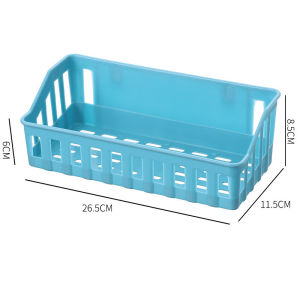 Bathroom Plastic Storage Rack Self Adhesive Seamless Kitchen Wall Hanging Shampoo Shower Gel Storage Organizer ABS