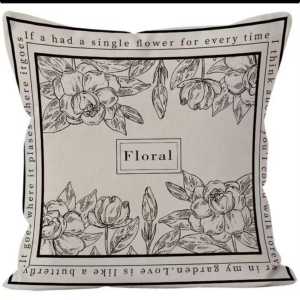 French Country Velvet Pillow Cushion Cover / Sarung Bantal Bludru Sofa Kursi Vintage