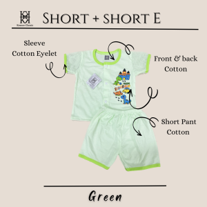 NEWBORN Baby Premium Eyelet Set set 0m-6m Long Sleeve Set Singlet Set Short Sleeve Set